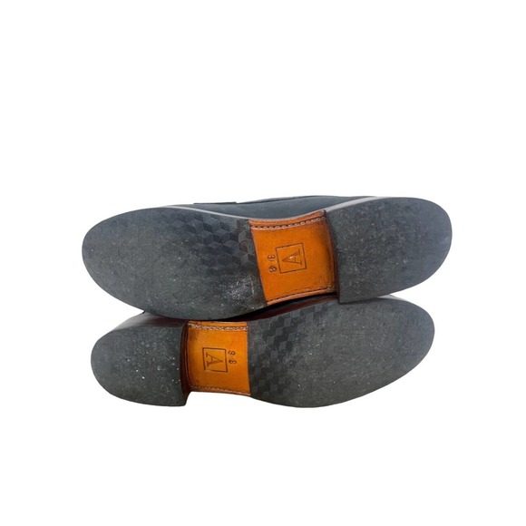 Adelante The Sofia Leather Penny Loafers Black Size 8B~Custom Made - Picture 9 of 11